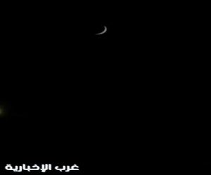 اقتران هلال شهر ربيع الأول مع كوكب الزهرة في سماء محافظة طريف