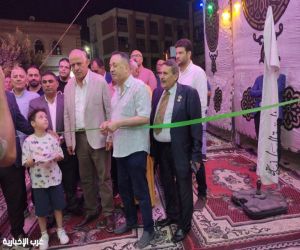 بمناسبة اليوم العالمى للعمل الانسانى ..  أمين حزب الجبهة بمحافظة كفرالشيخ  المصرية يفتتح معرض «أهلًا مدارس»