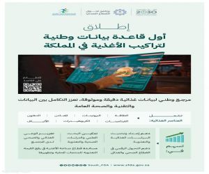 "الغذاء والدواء" تطلق أول قاعدة بيانات وطنية لتراكيب الأغذية في المملكة
