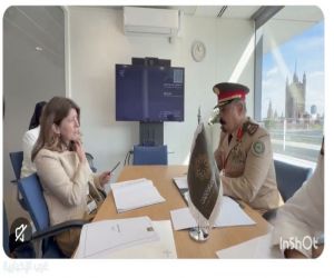 أمين عام التحالف الإسلامي العسكري لمحاربة الإرهاب يلتقي المدير العام لمديرية مكافحة الإرهاب في المملكة المتحدة