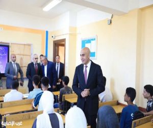 مصر.. زيارة تفقديه لوزير التربية والتعليم لعدد  من مدارس محافظة كفر الشيخ،