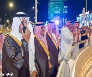 محافظ #الأحساء يدشّن مشروع تقاطع طريق الملك عبدالله مع طريق #الرياض