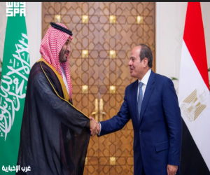 #ولى_ العهد يلتقي الرئيس المصري ويعقدان لقاءً ثنائيًا وجلسة مباحثات موسعة