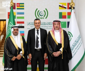 مندوب المملكة لدى "التعاون الإسلامي" يزور اتحاد الإذاعات والتلفزيونات