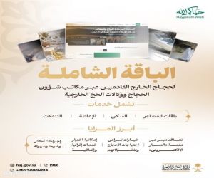 وزارة الحج تطلق "الباقة الشاملة" لحجاج الخارج لموسم حج 1448هـ