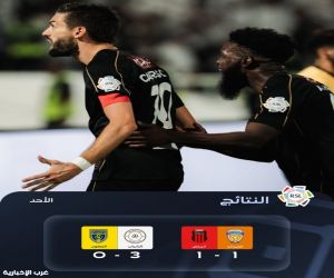 الشباب يفوز على التعاون بثلاثية نظيفة في دوري المحترفين