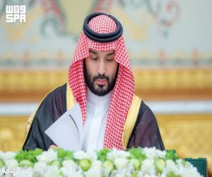 سمو ولي العهد يرأس جلسة مجلس الوزراء في الرياض
