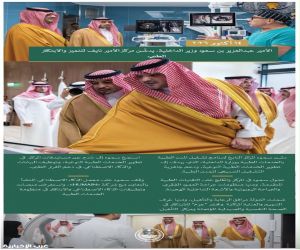 الأمير عبدالعزيز بن سعود يدشّن مركز الأمير نايف للتميز والابتكار الطبي