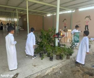 اطلاق مبادرة تشجير المدارس وتعزيز الوعي البيئي لدى الطلاب برابغ