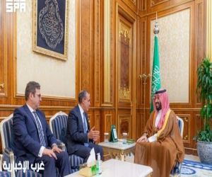 سمو ولي العهد يتسلم رسالة خطية لخادم الحرمين الشريفين من رئيس جمهورية مصر العربية