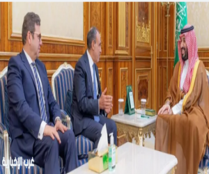 ولي العهد يتسلم رسالة لخادم الحرمين من الرئيس المصري