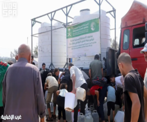 مركز الملك سلمان يواصل توفير مياه الشرب الآمنة في قطاع غزة بضخ 500 ألف لتر