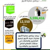 أجور 5.6 مليون عامل في 12 ألف منشأة تدخل "حماية الأجور"