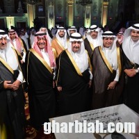 ولي العهد يشرف حفل تكريم الأمير فهد بن عبدالله بن محمد
