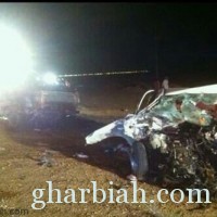 وفاة 4 في حادث مروري على طريق شقراء – المجمعة