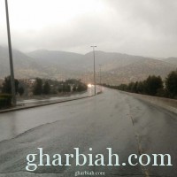  أمطار مصحوبة بزخات من البرد على محافظة الطائف