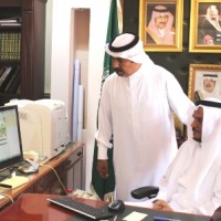 الباحة : المدير العام يطلق المنصة الالكترونية المخصصة للاحتفاء باليوم الوطني