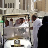 رئاسة الحرمين : تدشن عربات نقل الجولف لذوي الاحتياجات الخاصة