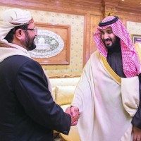 محمد بن سلمان يلتقي المبعوث الأممي إلى اليمن ومحافظ مأرب