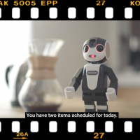 "روبوهون" ينادي المستخدمين بأسمائهم بالفيديو: أول هاتف نقال على هيئة روبوت