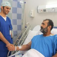 مدينة *الملك سعود الطبية تنقذ مصاب"المنشار كهربائي"