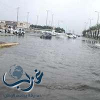أمطار غزيرة على محافظة جدة