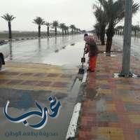بلدية عريعرة تكثف جهودها خلال هطول الامطار