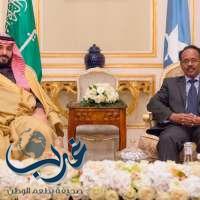 سمو ولي ولي العهد ورئيس الصومال يبحثان التعاون الثنائي والمستجدات في المنطقة