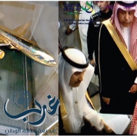 الخطوط السعودية تهدي الملك سلمان مجسم لإحدث وأقدم طائراتها