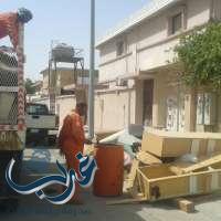 بلدية الخفجي تواصل اعمال النظافة قبل دخول شهر رمضان المبارك