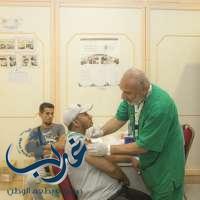 حملة تطعيم للمشاركين بمعسكرات الكشافة لخدمة الحجاج