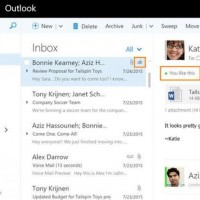 مايكروسوفت : تعمل على إضافة ميزة الإعجاب والإشارة إلى خدمة البريد الإلكتروني