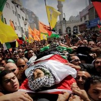 تشييع فلسطينيين قتلا برصاص الجيش الإسرائيلي