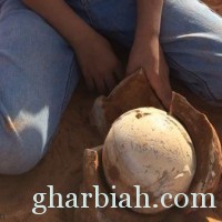 طفلة سعودية تحير عائلتها بعثورها على بيضة مغلفة بحجر