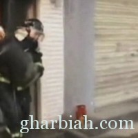  رجل اطفاء يحمل اسطوانة وقود مشتعلة! "فيــديو"