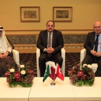 وزراء خارجية المملكة وقطر وتركيا يعقدون اجتماعا مع الائتلاف الوطني السوري