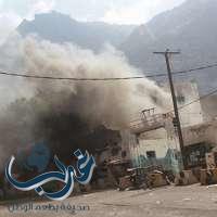 المليشيا الانقلابية تقصف منازل وقرى المدنيين وسط اليمن