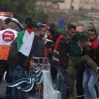 إصابات وحالات اختناق بقمع مسيرة ضد الاستيطان شرق رام الله