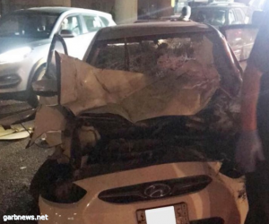 إصابة 8 أشخاص في حادث تصادم لعائلة شمال جدة