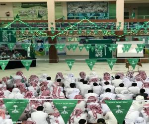 مدارس نجران تتوشح الأخضر احتفالا بذكرى التوحيد