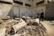 عمال بناء يعثرون على آثار من العصر البيزنطي في غزة