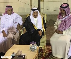 أمير الرياض يعزي أسرة محمد المطيري