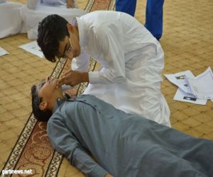 ١٠٠ طالب بمكة يتدربون على الإنعاش القلبي الرئوي