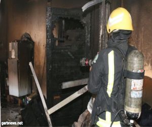 مدني المخواة يخمد حريق في شقة بلا اصابات