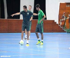 المنتخب السعودي لكرة الصالات يواصل تدريباته بمعسكر بماليزيا