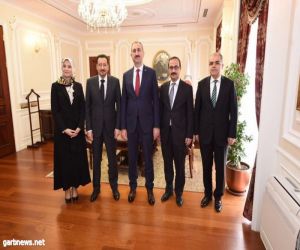 لمتابعة شئون السعوديين في تركيا .. السفير "الخريجي" يلتقي وزير العدل التركي