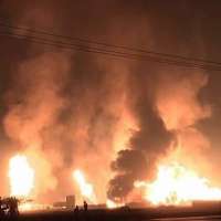 انفجار خط أنابيب الغاز في إيران