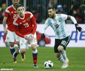 الإرجنتين تكسب روسيا بهدف ودياً
