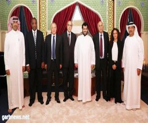 آل الشيخ يستضيف أعضاء تنفيذي الإتحاد العربي