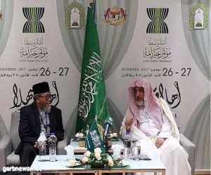 وزير الشؤون الإسلامية يستقبل قيادات العمل الإسلامي بدول الآسيان المشاركين بأعمال المؤتمر بماليزيا